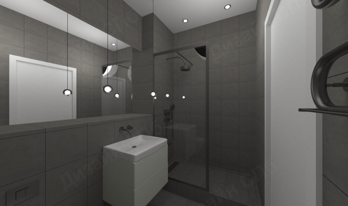 Дизайн ванной комнаты в темном стиле