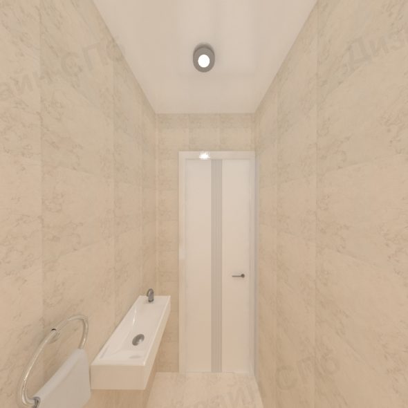 Дизайн проект светлой трехкомнатной квартиры