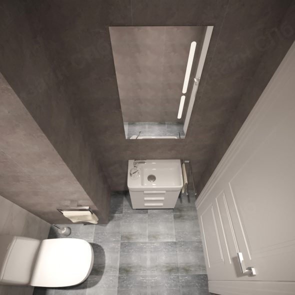 Дизайн проект трехкомнатной кв 21