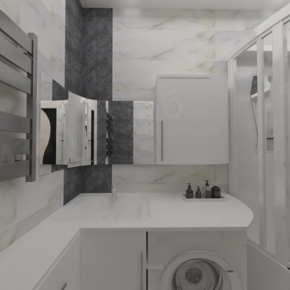 Квартира трехкомнатная проект