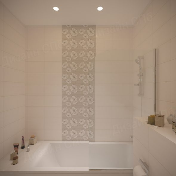 оригинальная ванная комната в минималистичном оформлении спб