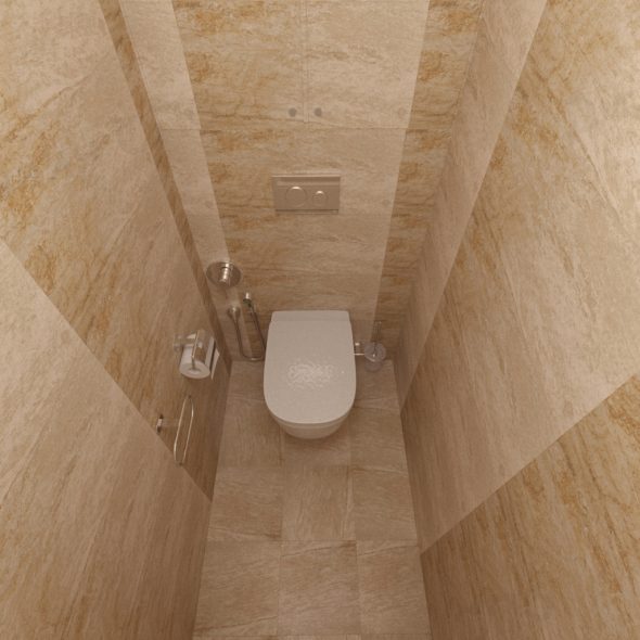 минимальный по площади санузел трехкомнатной квартиры дизайн 