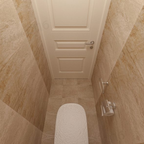 профессиональный интерьер санузла трехкомнатной квартиры