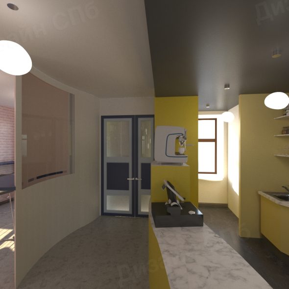 Дизайн проект интерьера кафе