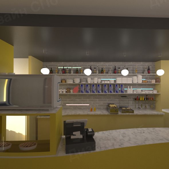 стойка бармена в интерьере кафе спб 