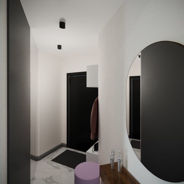 визуальное оформление прихожей однокомнатной квартиры