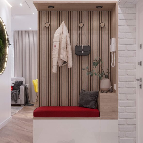 Дизайн кухни-гостиной 15м2