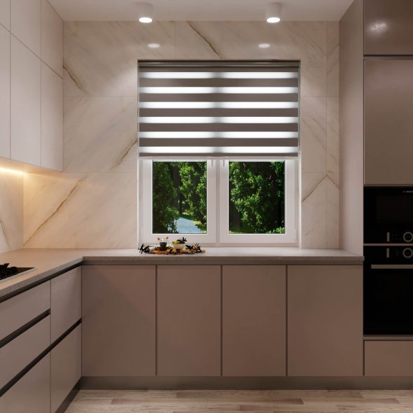 дизайн пространства столешницы кухни-гостиной в спб