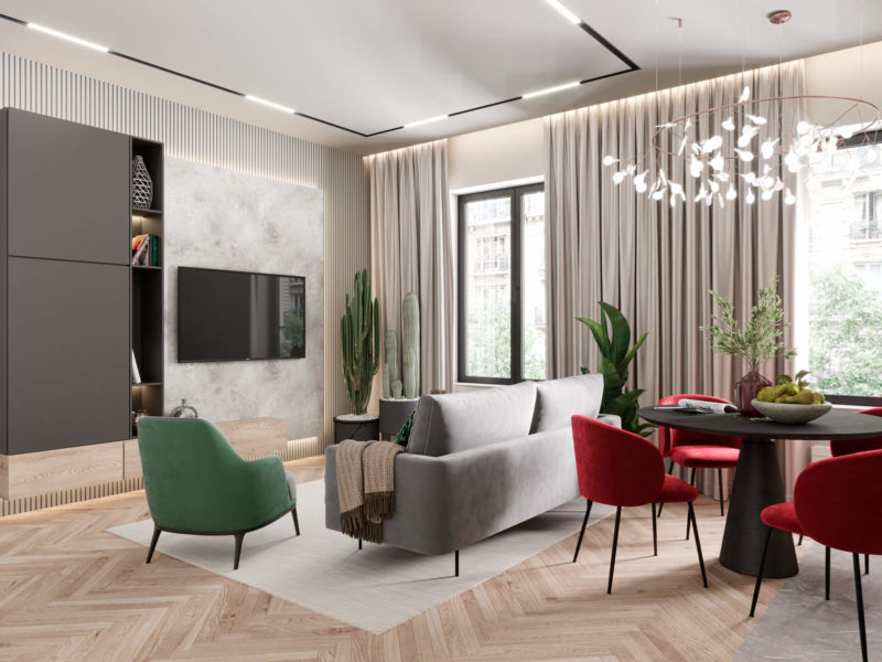 Дизайн интерьера гостиной: создание уютного и стильного пространства