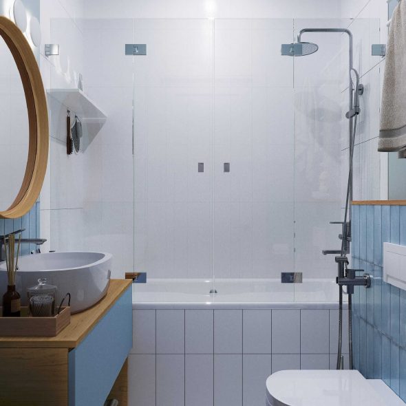 ванная, совмещенная с туалетом в небольшой двушке спб