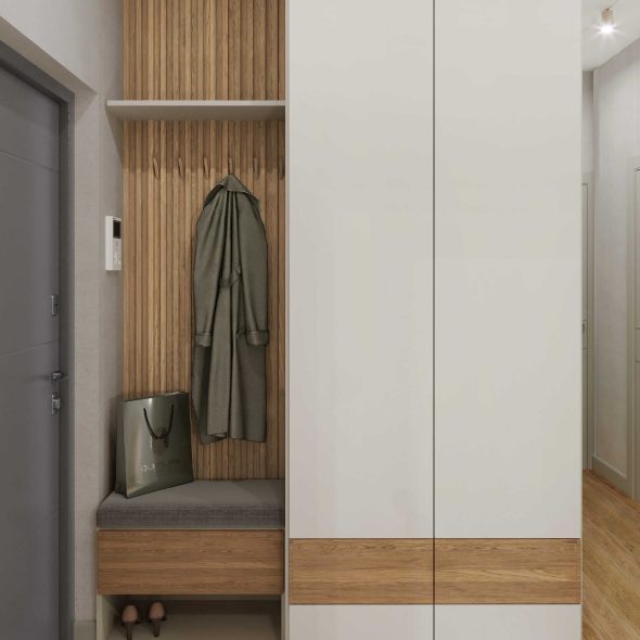 оформление прихожей малогабаритной квартиры из 2-х комнат 