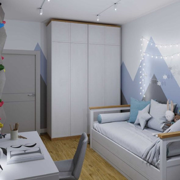 компактная гостиная в квартире из 2-х комнат в СПб