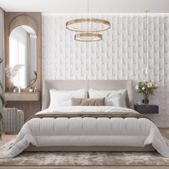 спальня в двушке 18 м2 дизайн спб