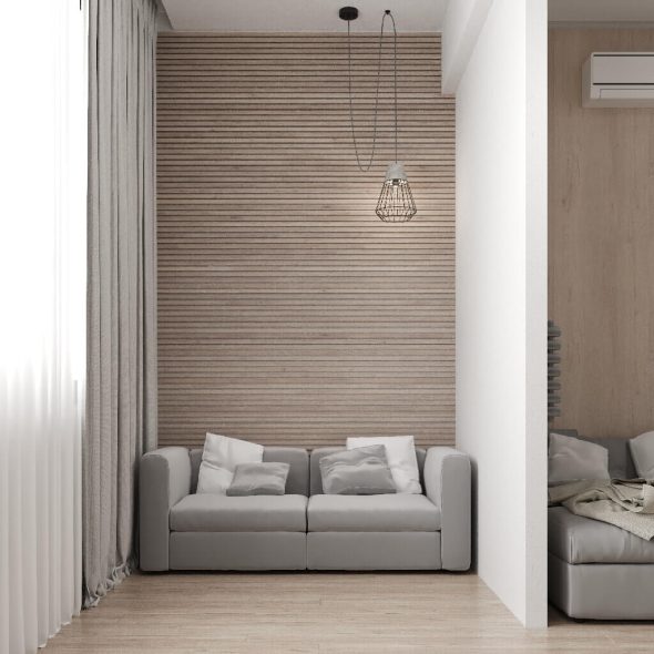 внешнее оформление студии спальня