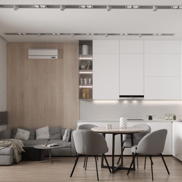 Дизайн разработка студии обеденная зона