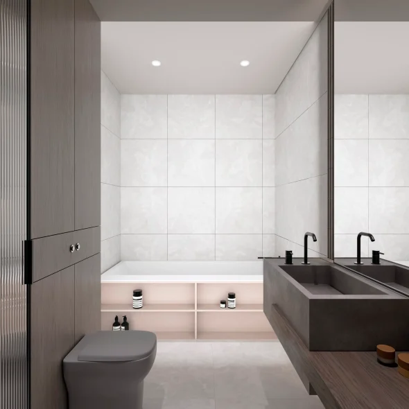 Минималистичная однушка 47 м2