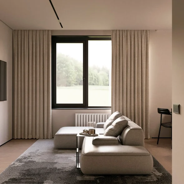 Минималистичная однушка 47 м2