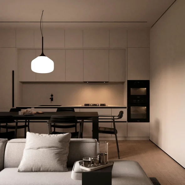 Минималистичная однушка 47 м2