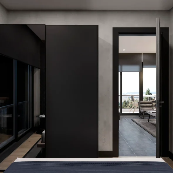 Однокомнатная квартира холостяка в стиле лофт 42 м2 