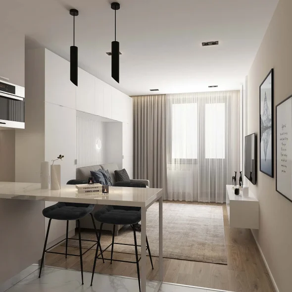 Студия 28м2 на Воронцовском