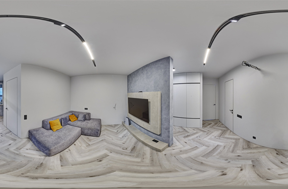 3D тур по 2х комнатной квартире 50 м2