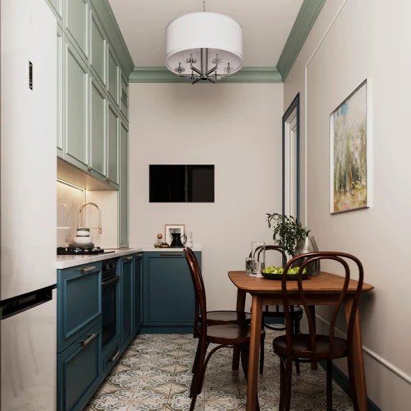 Дизайн двухкомнатной квартиры для супружеской пары 47,9 м2