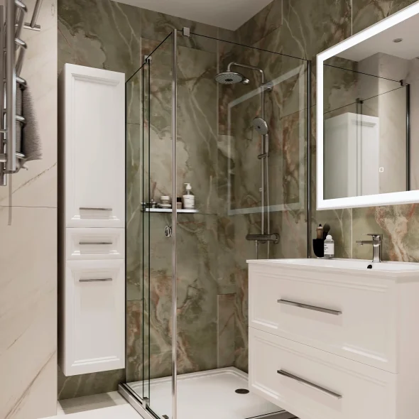 Дизайн двухкомнатной квартиры для супружеской пары 47,9 м2