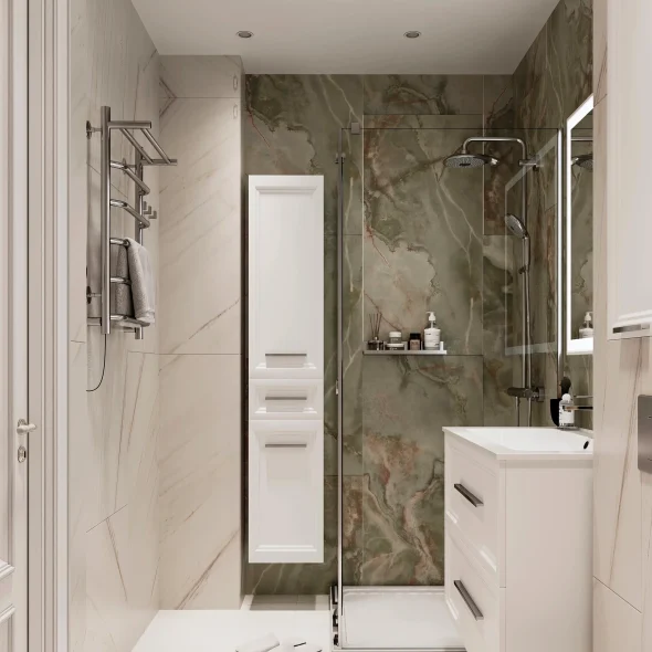 Дизайн двухкомнатной квартиры для супружеской пары 47,9 м2