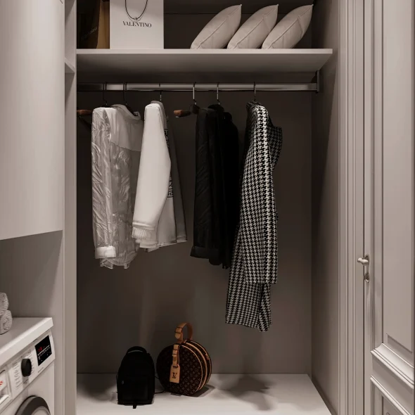 Дизайн двухкомнатной квартиры для супружеской пары 47,9 м2