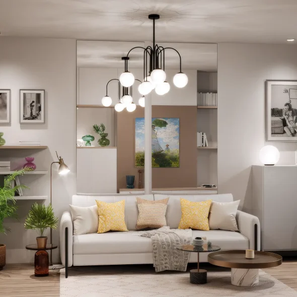 Двухкомнатная квартира для двух сестер 65 м2