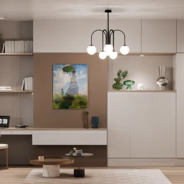 Двухкомнатная квартира для двух сестер 65 м2