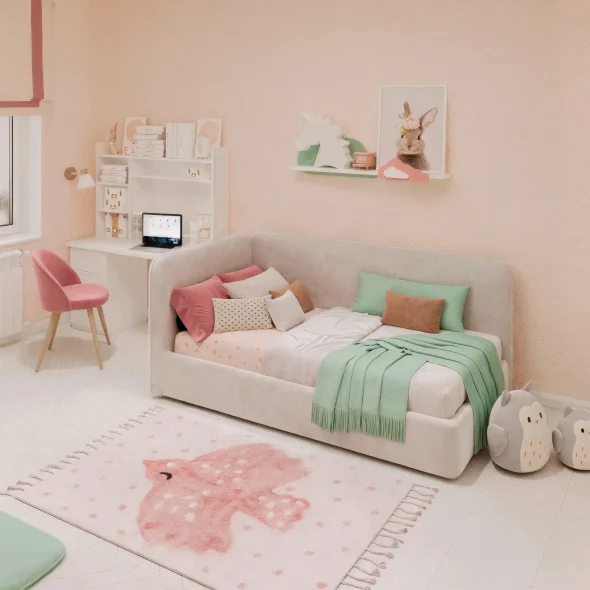 Двухкомнатная квартира для семейной пары с ребенком