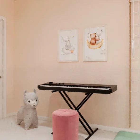 Двухкомнатная квартира для семейной пары с ребенком