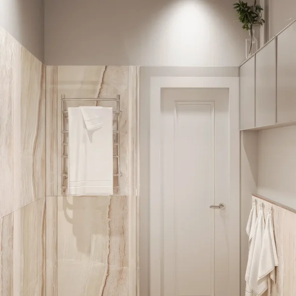 Двухкомнатная квартира для двух сестер 65 м2