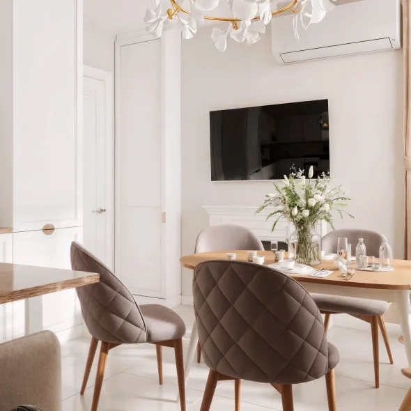 Двухкомнатная квартира для семейной пары с ребенком