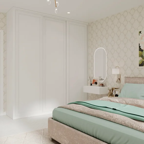 Двухкомнатная квартира для семейной пары с ребенком