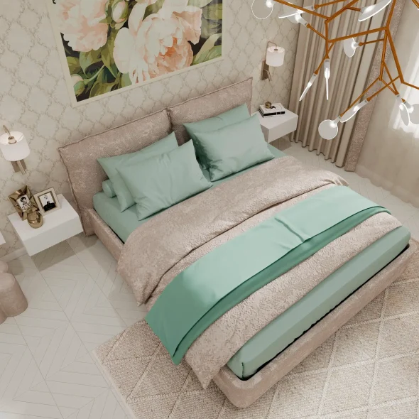 Двухкомнатная квартира для семейной пары с ребенком