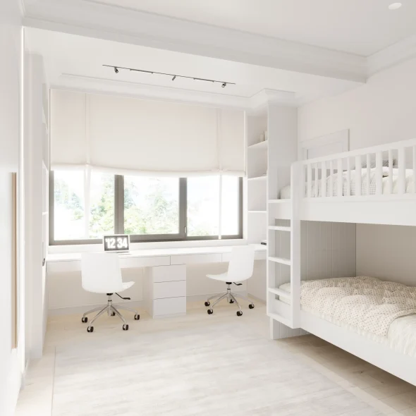 Трехкомнатная квартира для для семьи с 2 детьми