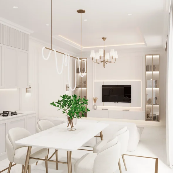 Трехкомнатная квартира для для семьи с 2 детьми