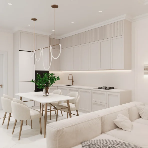 Трехкомнатная квартира для для семьи с 2 детьми